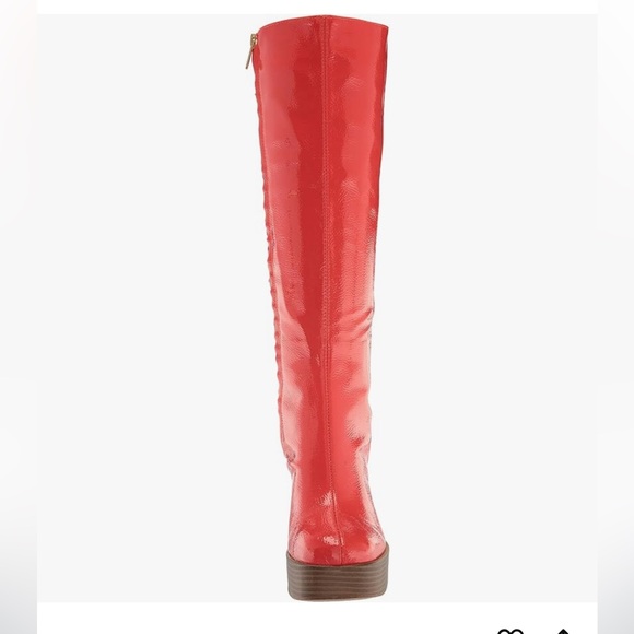 Circus NY by Sam Edelman Sandy Knee High Platform Boots Poppy Haze Orange sz 7 - Picture 3 of 10